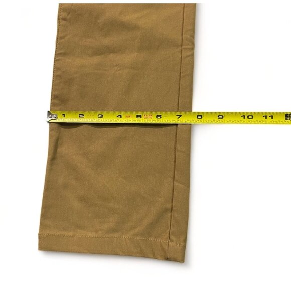 Galaxy By Harvic Women's Stretch Pants 36/32 Rayon/Nylon/Spandex Blend, Khaki - Picture 10 of 10